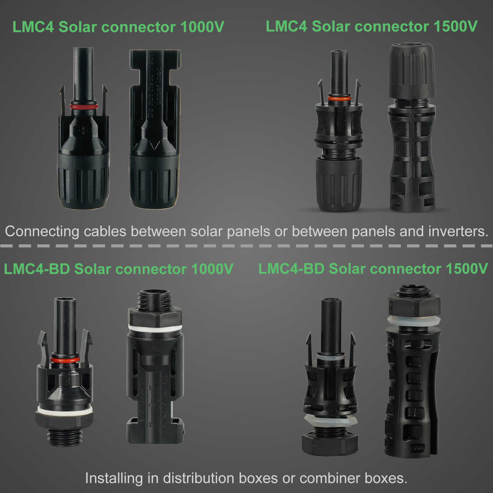 PV Panel Mount Connectors နှင့် PV Connectors များအကြား ကွာခြားချက်များကို ရှာဖွေခြင်း။